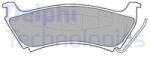 DELPHI set placute frana, frana disc DELPHI LP1501 (LP1501)