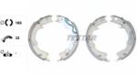 TEXTAR Set saboti frana, frana de mana TEXTAR 91072500 (91072500) - automobilus