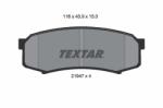 TEXTAR set placute frana, frana disc TEXTAR 2194701 (2194701)