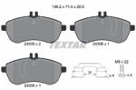 TEXTAR set placute frana, frana disc TEXTAR Q+ 2430602 (2430602)
