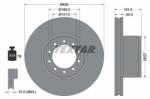 TEXTAR Disc frana TEXTAR 93186700 (93186700) - automobilus