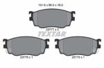TEXTAR set placute frana, frana disc TEXTAR 2377701 (2377701)