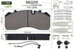 VALEO set placute frana, frana disc VALEO OPTIPACK 882205 (882205)