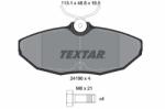 TEXTAR set placute frana, frana disc TEXTAR Q+ 2419001 (2419001)