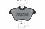 TEXTAR set placute frana, frana disc TEXTAR 2160601 (2160601)