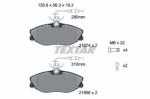 TEXTAR set placute frana, frana disc TEXTAR Q+ 2167403 (2167403)
