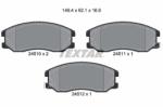 TEXTAR set placute frana, frana disc TEXTAR Q+ 2451001 (2451001)