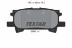 TEXTAR set placute frana, frana disc TEXTAR 2396701 (2396701)