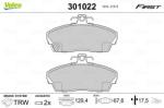 VALEO set placute frana, frana disc VALEO ESSENTIAL 301022 (301022)