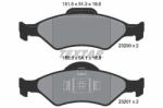 TEXTAR set placute frana, frana disc TEXTAR Q+ 2320001 (2320001)