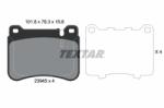 TEXTAR set placute frana, frana disc TEXTAR Q+ 2394501 (2394501)