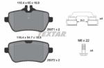 TEXTAR set placute frana, frana disc TEXTAR Q+ 2507101 (2507101)