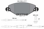TEXTAR set placute frana, frana disc TEXTAR 2327701 (2327701)