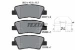 TEXTAR set placute frana, frana disc TEXTAR Q+ 2533701 (2533701)