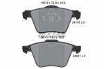 TEXTAR set placute frana, frana disc TEXTAR Q+ 2414201 (2414201)