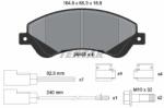TEXTAR set placute frana, frana disc TEXTAR Q+ 2448501 (2448501)