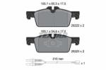 TEXTAR set placute frana, frana disc TEXTAR Q+ 2522201 (2522201)