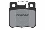TEXTAR set placute frana, frana disc TEXTAR Q+ 2119701 (2119701)