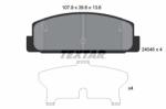 TEXTAR set placute frana, frana disc TEXTAR 2404501 (2404501)