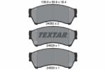 TEXTAR set placute frana, frana disc TEXTAR 2458202 (2458202)