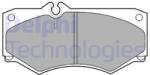 DELPHI set placute frana, frana disc DELPHI LP468 (LP468)