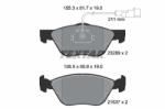 TEXTAR set placute frana, frana disc TEXTAR Q+ 2328902 (2328902)