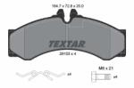 TEXTAR set placute frana, frana disc TEXTAR 2915301 (2915301)