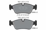 TEXTAR set placute frana, frana disc TEXTAR Q+ 2393501 (2393501)