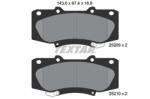 TEXTAR set placute frana, frana disc TEXTAR 2520901 (2520901)