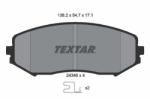 TEXTAR set placute frana, frana disc TEXTAR 2434601 (2434601)