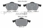 TEXTAR set placute frana, frana disc TEXTAR Q+ 2193801 (2193801)