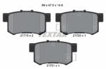 TEXTAR set placute frana, frana disc TEXTAR Q+ 2171901 (2171901)