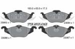 TEXTAR set placute frana, frana disc TEXTAR Q+ 2306302 (2306302)