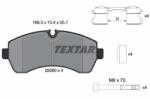 TEXTAR set placute frana, frana disc TEXTAR Q+ 2920002 (2920002)