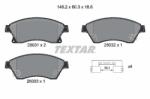 TEXTAR set placute frana, frana disc TEXTAR Q+ 2503101 (2503101)