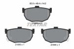 TEXTAR set placute frana, frana disc TEXTAR 2155301 (2155301)
