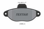 TEXTAR set placute frana, frana disc TEXTAR Q+ 2143602 (2143602)