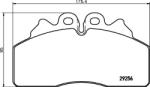 TEXTAR set placute frana, frana disc TEXTAR 2925601 (2925601)