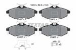 TEXTAR set placute frana, frana disc TEXTAR Q+ 2340702 (2340702)