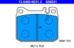 ATE set placute frana, frana disc ATE 13.0460-6031.2 (13.0460-6031.2)