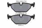 TEXTAR set placute frana, frana disc TEXTAR Q+ 2099501 (2099501)