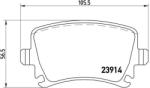 BREMBO set placute frana, frana disc BREMBO PRIME LINE P 85 073 (P 85 073)