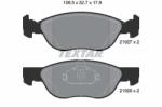 TEXTAR set placute frana, frana disc TEXTAR Q+ 2192703 (2192703)