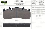 VALEO set placute frana, frana disc VALEO OPTIPACK 882244 (882244)