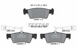 TEXTAR set placute frana, frana disc TEXTAR Q+ 2436701 (2436701)