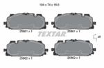 TEXTAR set placute frana, frana disc TEXTAR 2586101 (2586101)