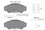 TEXTAR set placute frana, frana disc TEXTAR Q+ 2391901 (2391901)