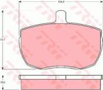TRW set placute frana, frana disc TRW GDB341 (GDB341) - automobilus