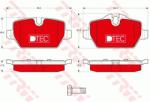 TRW set placute frana, frana disc TRW DTEC COTEC GDB1612DTE (GDB1612DTE)