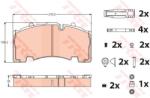 TRW set placute frana, frana disc TRW GDB5093 - automobilus